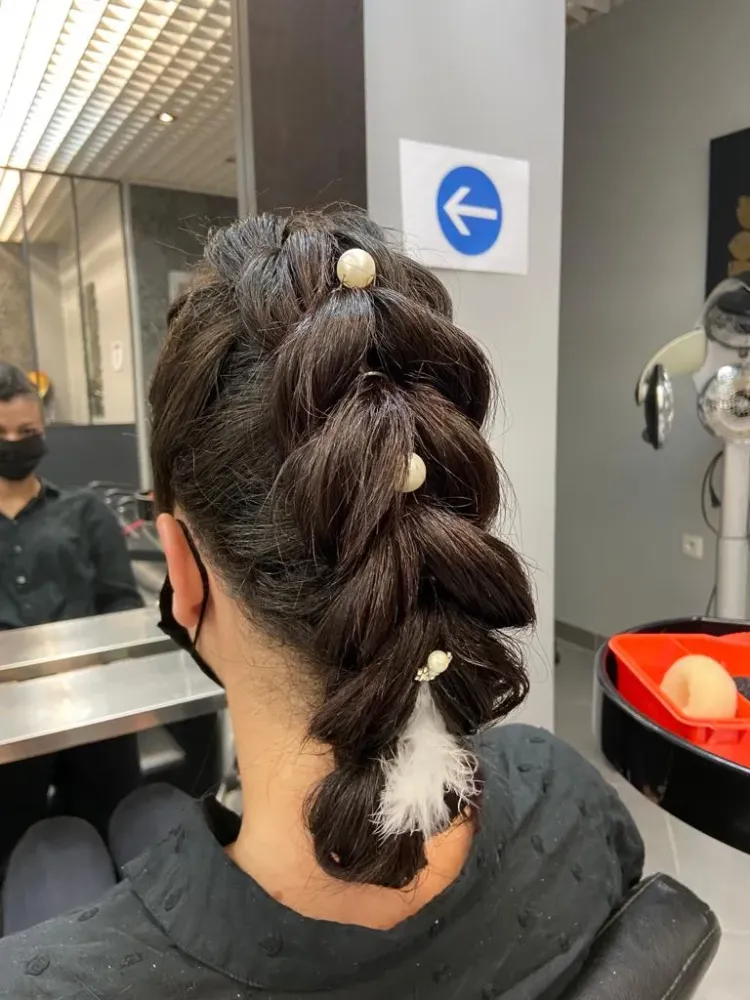 Coiffure SoFan chignon